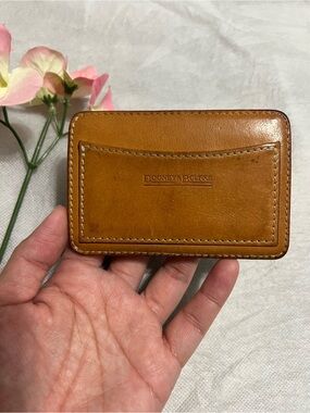 Dooney & Bourke Tan Leather Card Case